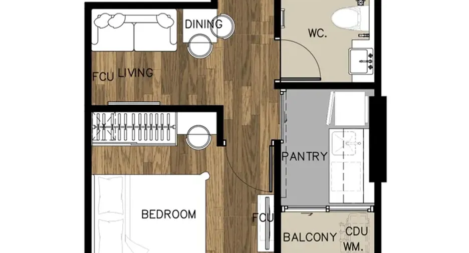 For sale 1 bed condo in Bang Na, Bangkok