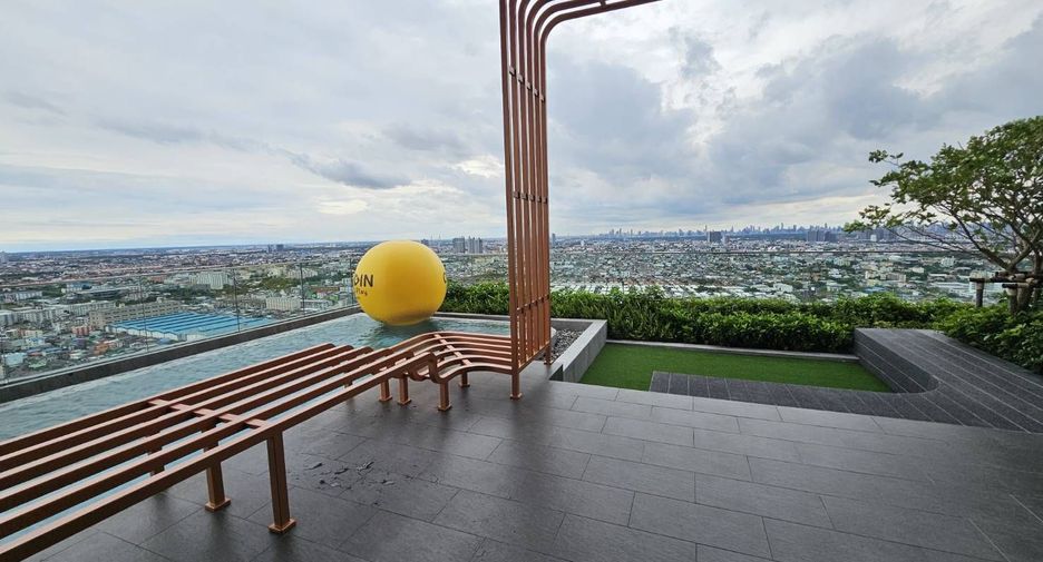 For rent studio condo in Mueang Samut Prakan, Samut Prakan