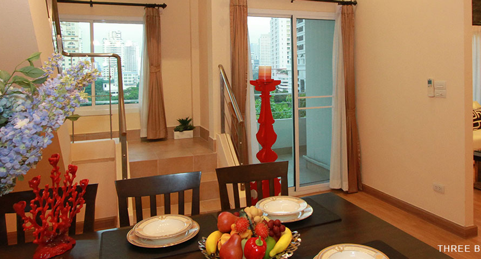 For rent 3 ベッドルーム apartment in Khlong Toei, Bangkok