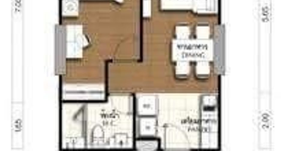 For sale and for rent 1 bed condo in Bang Kho Laem, Bangkok