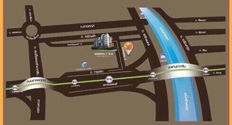 For sale and for rent 1 bed condo in Khlong San, Bangkok