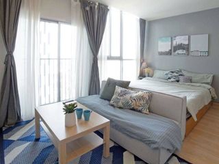 For rent studio condo in Huai Khwang, Bangkok