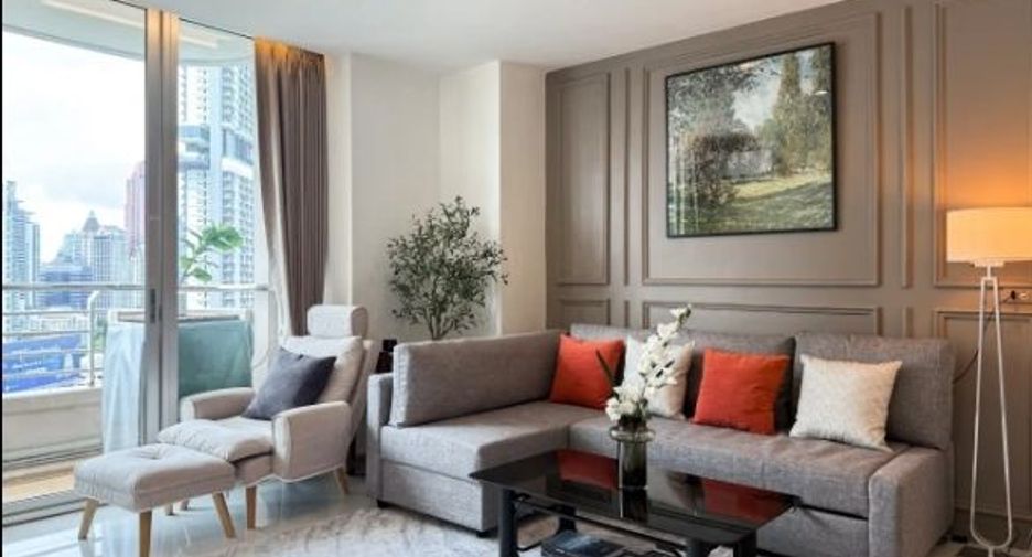 For rent 2 bedrooms condo in Sathon, Bangkok