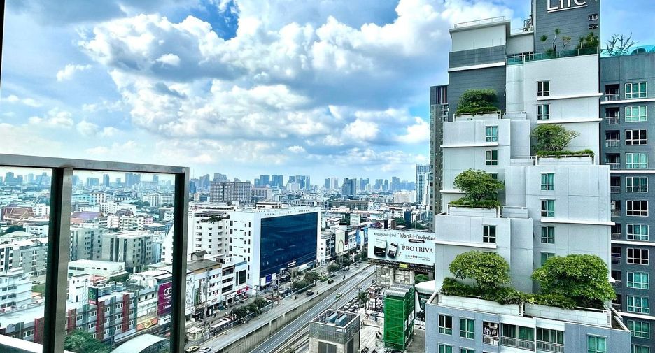 For rent 1 bed condo in Huai Khwang, Bangkok