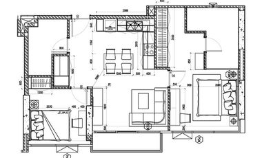 Condo en alquiler de 2 habitaciones en Watthana, Bangkok