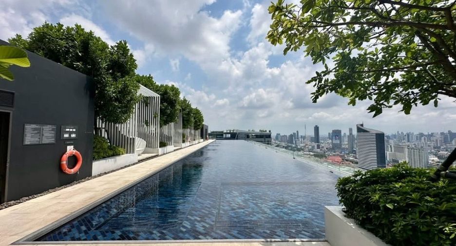 À louer studio condo à Huai Khwang, Bangkok