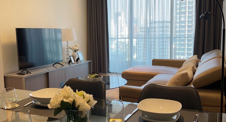 Condo en alquiler de 2 habitaciones en Khlong Toei, Bangkok