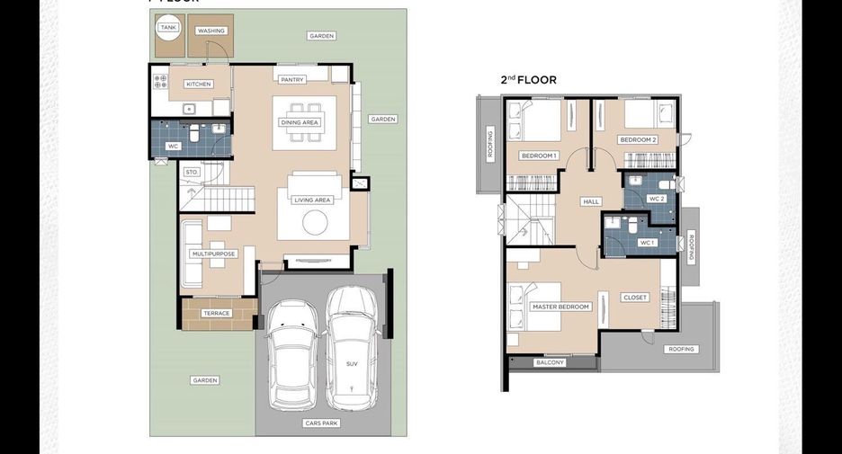 For rent 3 bedrooms townhouse in Bang Phli, Samut Prakan