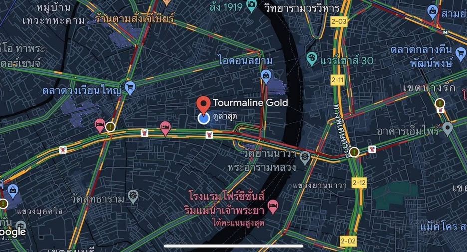 For rent 1 bed condo in Khlong San, Bangkok