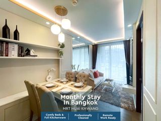 For rent 1 bed condo in Huai Khwang, Bangkok