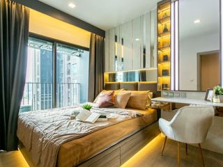 For rent 2 bedrooms condo in Huai Khwang, Bangkok