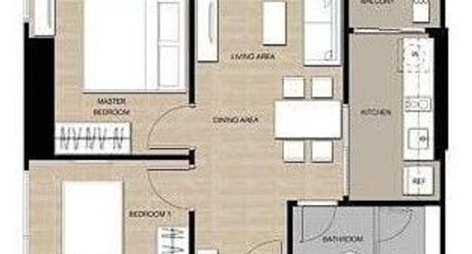 ให้เช่า 2 ห้องนอน คอนโด ใน บางซื่อ, กรุงเทพฯ