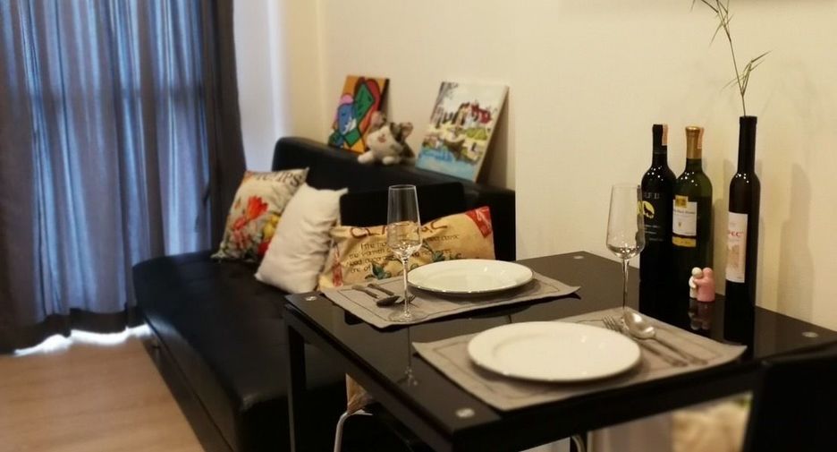 For rent studio condo in Huai Khwang, Bangkok
