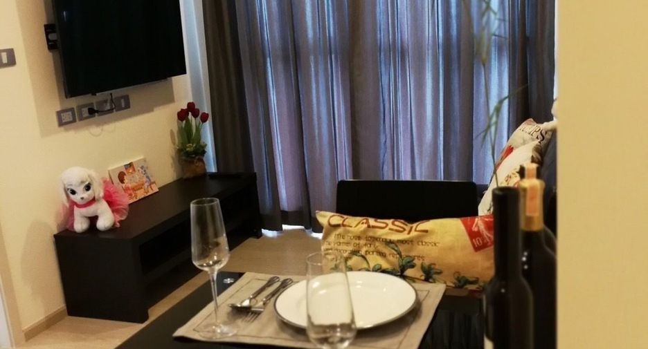 For rent studio condo in Huai Khwang, Bangkok