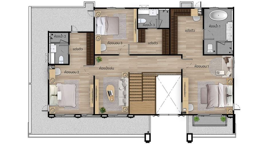 Haus zur Miete mit 4 Zimmer in Bang Phli, Samut Prakan