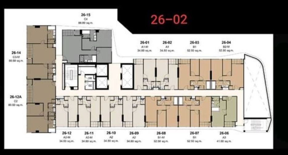 Condo en venta de 1 habitaciones en Bang Na, Bangkok