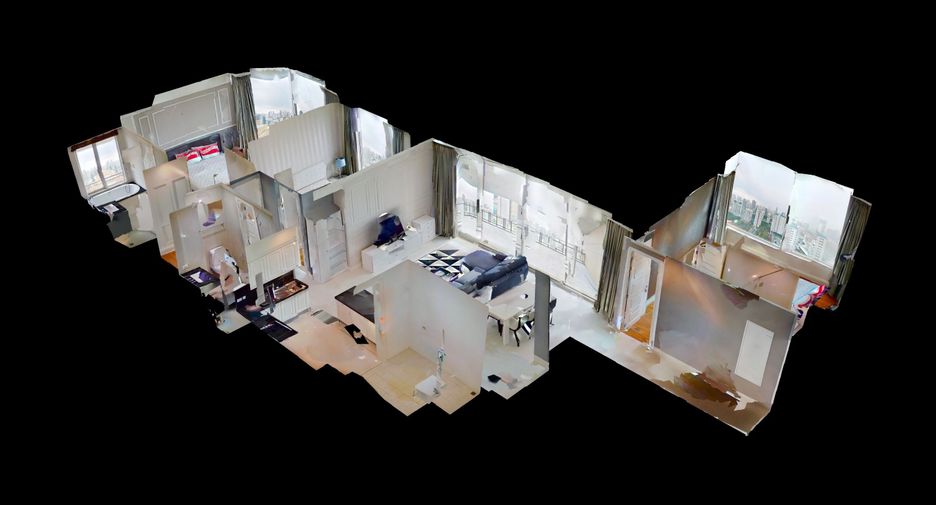 Wohnung zur Miete mit 3 Zimmer in Watthana, Bangkok