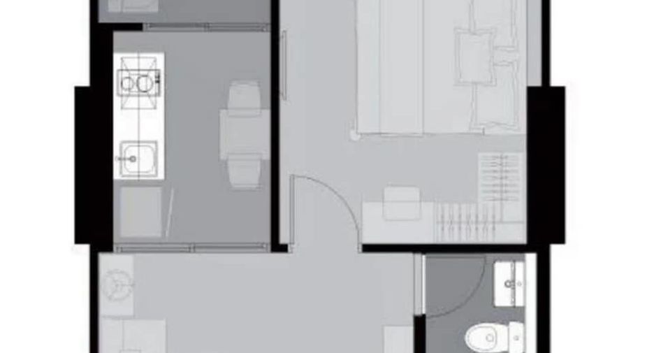 For sale 1 bed condo in Phasi Charoen, Bangkok