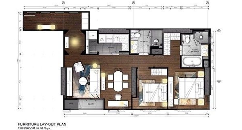 For sale and for rent 2 bedrooms condo in Khlong Toei, Bangkok