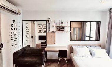 For rent studio condo in Huai Khwang, Bangkok
