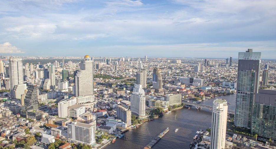 Condo en alquiler de 3 habitaciones en Khlong San, Bangkok