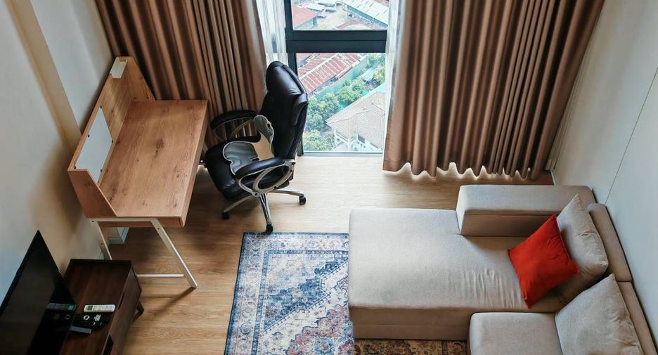 Wohnung zur Miete mit 1 Zimmer in Huai Khwang, Bangkok