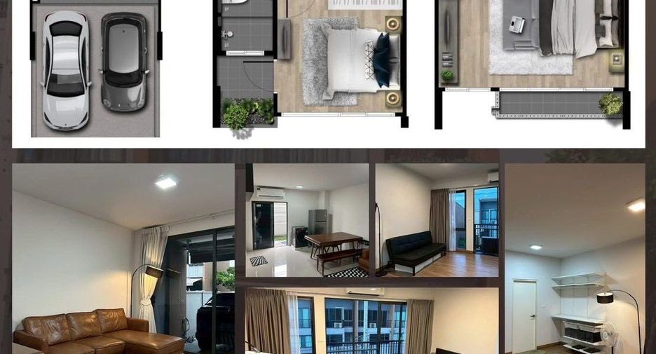 For rent 3 bedrooms townhouse in Prawet, Bangkok