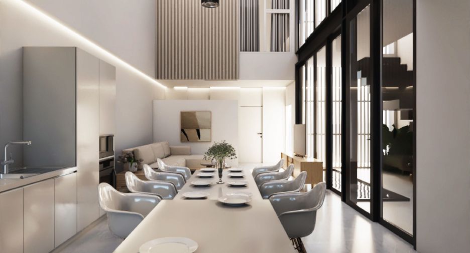 Casa adosada en alquiler de 3 habitaciones en Bang Phli, Samut Prakan
