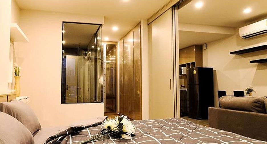 Wohnung zur Miete mit 1 Zimmer in Pathum Wan, Bangkok