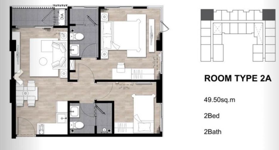 For sale and for rent 1 bed condo in Chatuchak, Bangkok