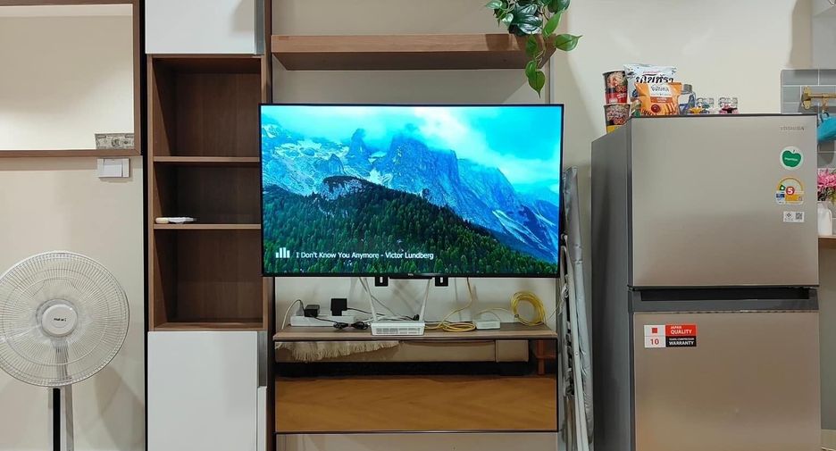 For rent 1 bed condo in Mueang Samut Prakan, Samut Prakan