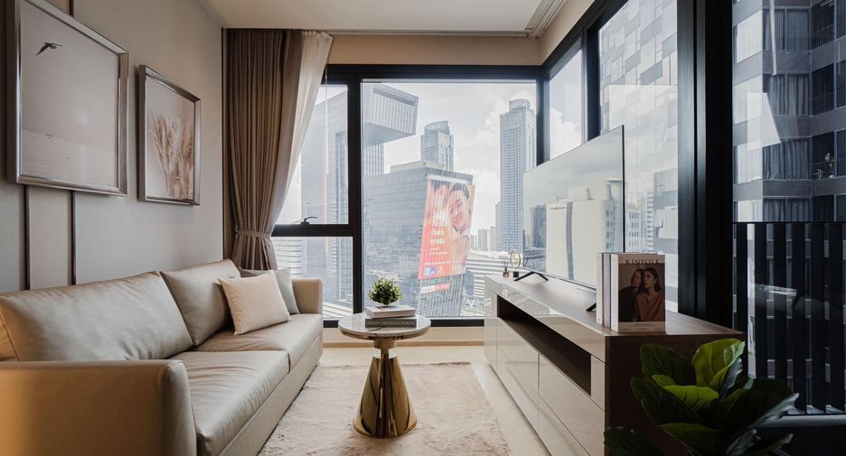 For rent 1 bed condo in Huai Khwang, Bangkok