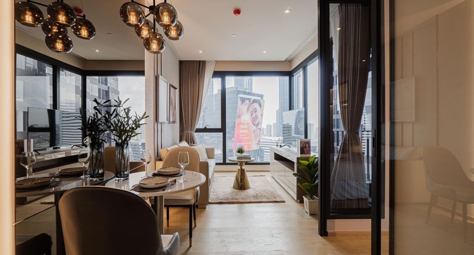For rent 1 bed condo in Huai Khwang, Bangkok
