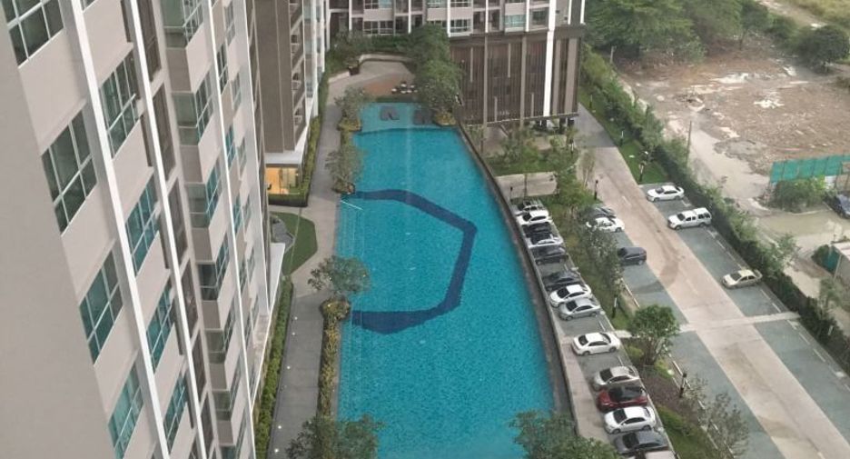 For rent studio condo in Huai Khwang, Bangkok