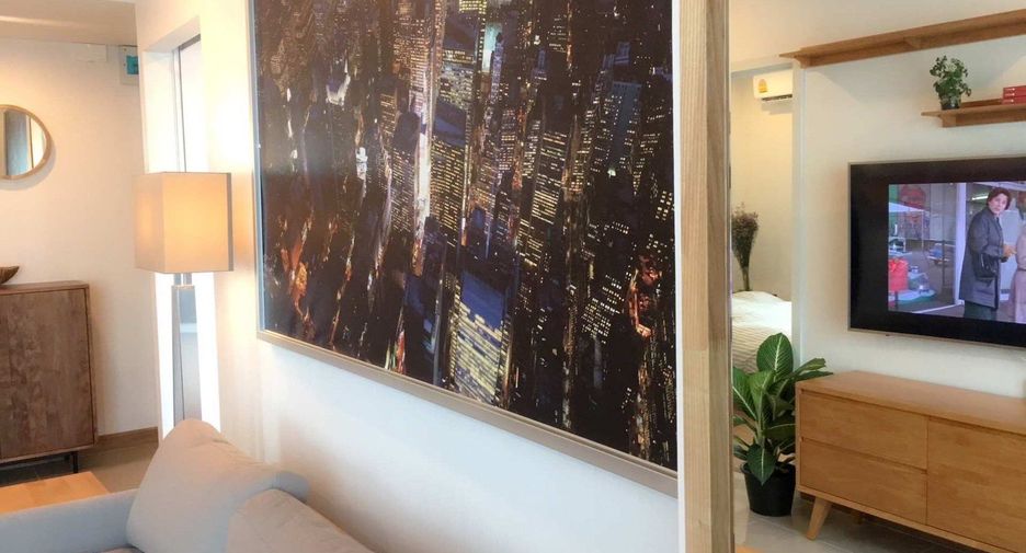 Wohnung zur Miete mit 1 Zimmer in Huai Khwang, Bangkok