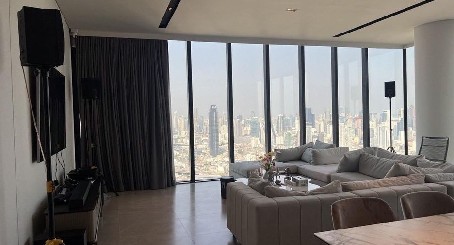 For sale and for rent 3 bedrooms condo in Khlong San, Bangkok