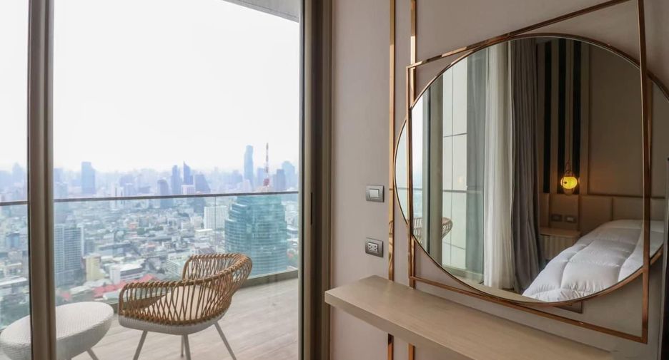 For rent 2 bedrooms condo in Khlong San, Bangkok