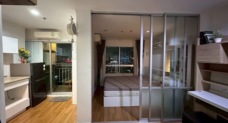 For rent studio condo in Huai Khwang, Bangkok
