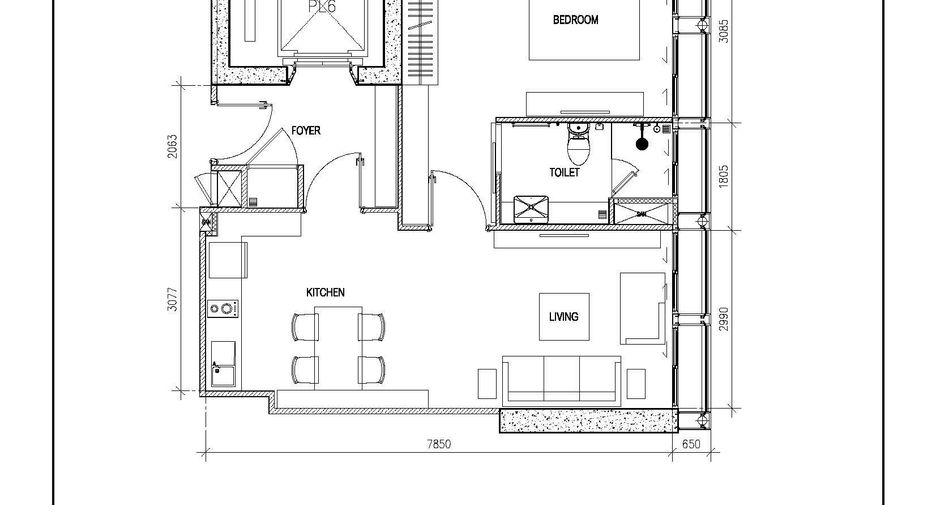 For rent 1 bed condo in Pathum Wan, Bangkok