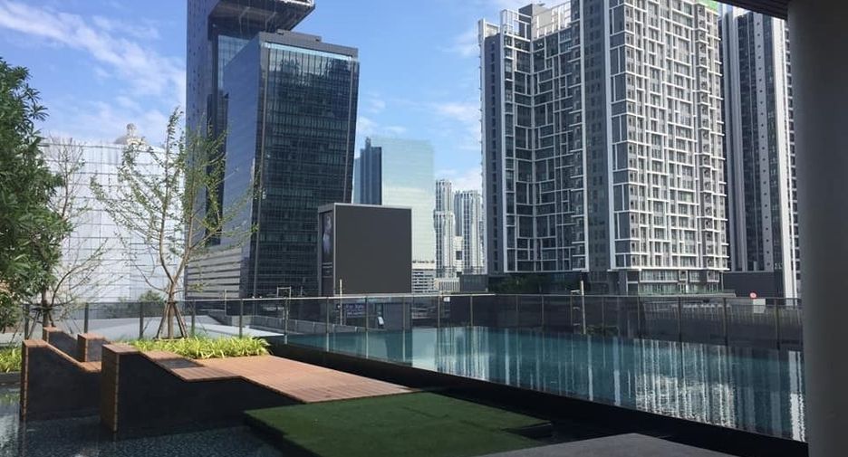 For sale and for rent 1 bed condo in Huai Khwang, Bangkok