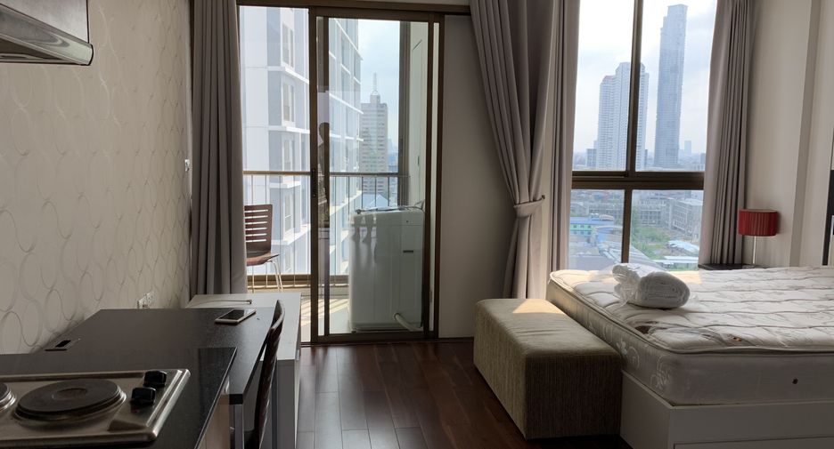 For sale and for rent studio condo in Khlong San, Bangkok