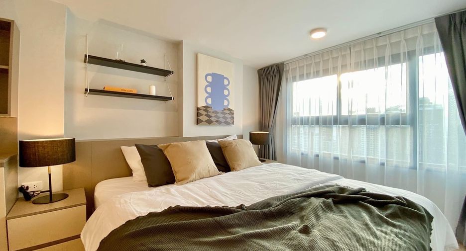 Condo en alquiler de 2 habitaciones en Huai Khwang, Bangkok
