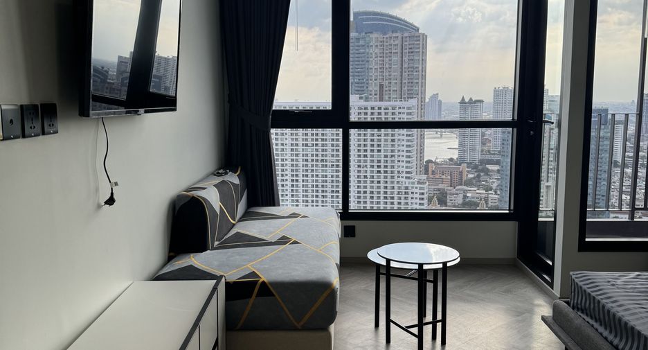 For sale and for rent studio condo in Khlong San, Bangkok