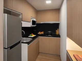 Apartment zur Miete mit 1 Zimmer in Khlong Toei, Bangkok