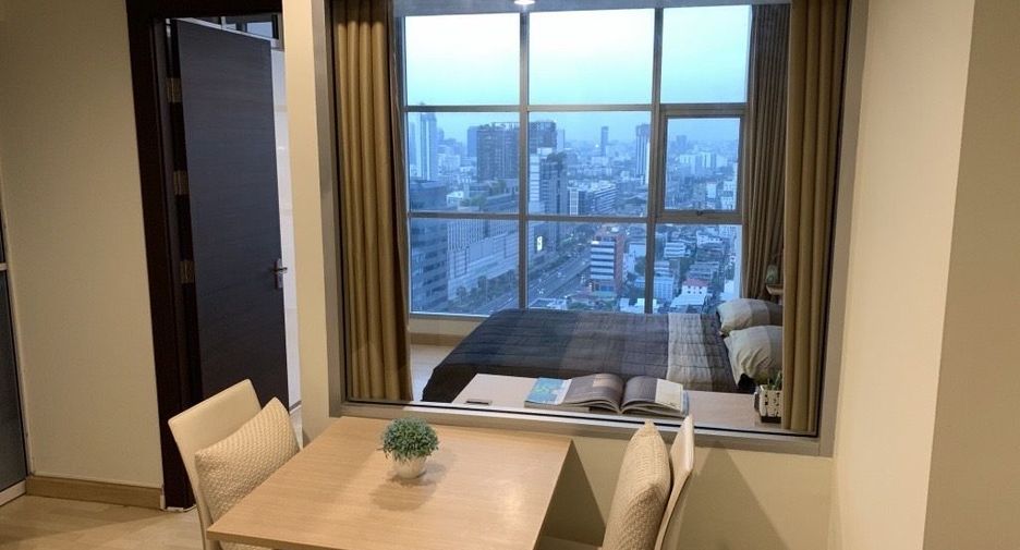 For rent 1 bed condo in Huai Khwang, Bangkok