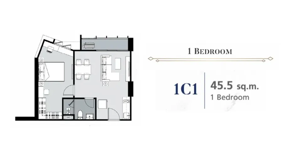Wohnung zum Kauf mit 1 Zimmer in Phaya Thai, Bangkok