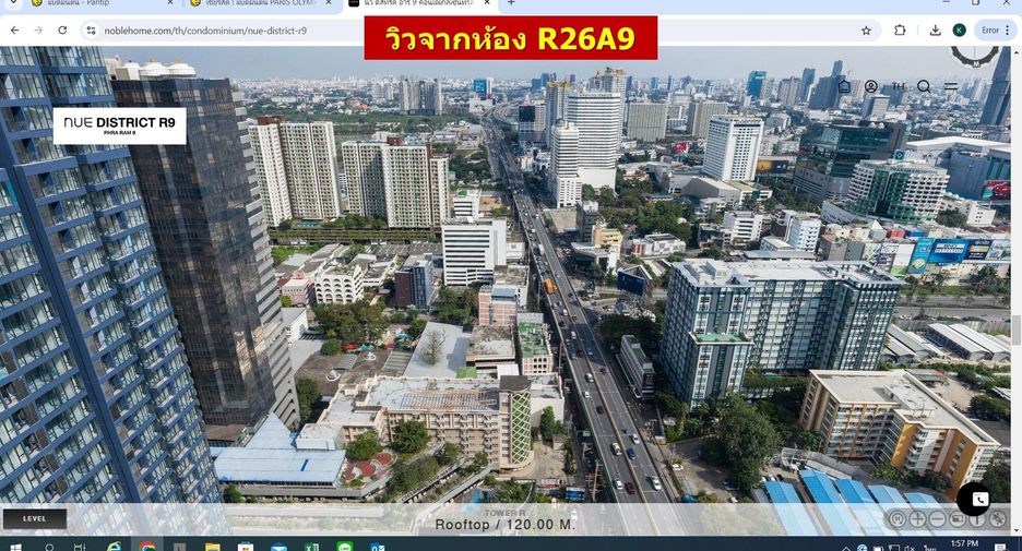 For sale studio condo in Huai Khwang, Bangkok