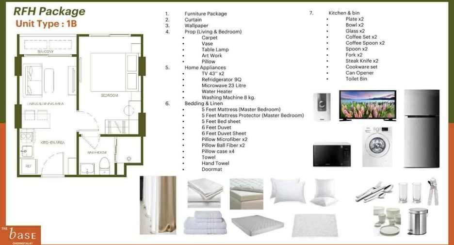 For sale 1 bed condo in Thalang, Phuket