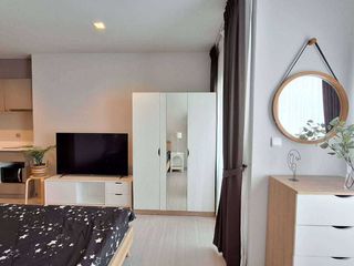 For sale and for rent studio condo in Huai Khwang, Bangkok