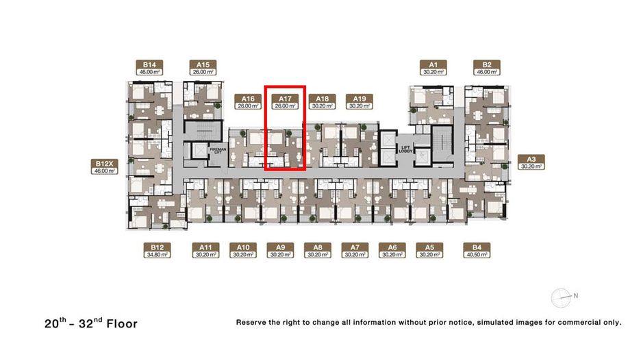 Condo en venta de estudio en Huai Khwang, Bangkok